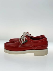 Paraboot◆デッキシューズ/UK6/RED/レザー/992