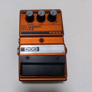 レア DOD FX52 CLASSIC FUZZ MADE IN USA 使いやすい ファズ 検 ギター エフェクター Overdrive Distortion Big muff Maxon BOSS MXR