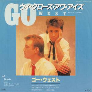 7"EP★Go West★We Close Our Eyes / Missing Person★85年★超音波洗浄済★試聴可能