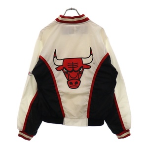 CHAMPION チャンピオン 90S VINTAGE CHICAGO BULLS JACKET ヴィンテージシカゴブルズ ナイロンジャケット ホワイト