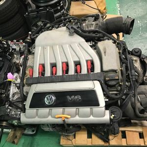 VW イオス　エンジンASSY オルタネーター コンプレッサー 1FBUB V6 3200cc 動作確認済み 異音無し