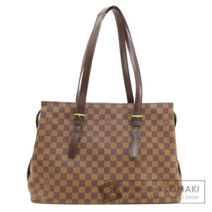 LOUIS VUITTON ルイヴィトン N51119 チェルシー ダミエ エベヌ トートバッグ ダミエキャンバス レディース 中古