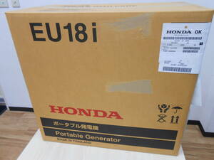 27530 新品 未使用 未開封 HONDA ホンダ ポータブル発電機 EU18i Portable Generater インバータ発電機 保証書有