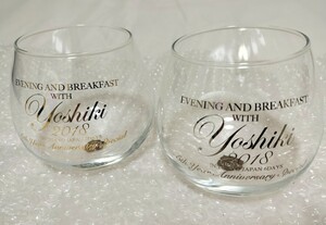 【非売品】YOSHIKIディナーショー～EVENING AND BREAKFAST WITH YOSHIKI 2018～ ペアグラス 箱付