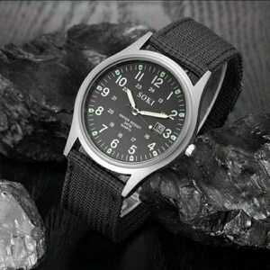 新品　腕時計　ARMY カジュアル　カレンダー　黒 　2