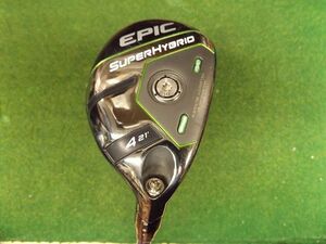 【税込】3147 EPIC SUPERHYBRID #4 21° TOUR AD GT-85 UT X リシャフト カバー有 キャロウェイ エピック ユーティリティ .906371