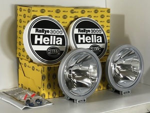 ￥送料全国一律￥2個set ヘラー ラリー3000 クリア スポット 正規品301検）hella マーシャル シビエ ルーカス ピア PIAA CIBIE 角 凸 当時