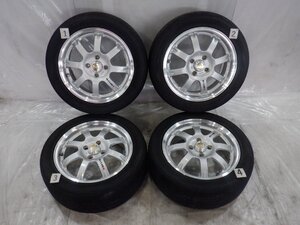 ☆RAYS NISMO MM8☆ 4H 100 6.0JJ +50 15インチ 社外品 レイズ ニスモ アルミホイール タイヤ 185/55R15 4本 ノート キューブ マーチ