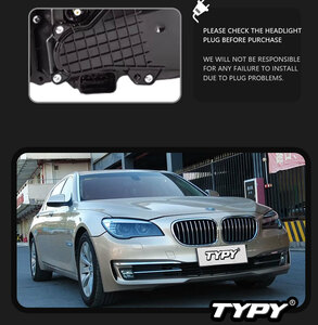 送料無料 新品 LED ヘッドライト ヘッドランプ デイライト BMW 7シリーズ　F01 F02 F03 F04後期 2009~2015