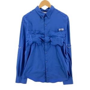 古着 コロンビア Columbia PFG 長袖 ボタンダウン フィッシングシャツ メンズL /eaa378327 【SS2403】