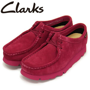 Clarks (クラークス) 26174502 Wallabee GTX ワラビー ゴアテックス レディース シューズ Berry Suede CL104 UK5.5-約24.5cm