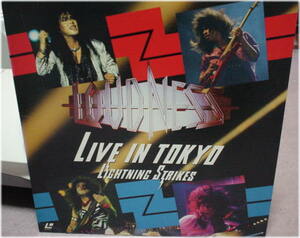 ◆LOUDNESSラウドネス/LIVE IN TOKYO LIGHTNING STRIKES　中古LDレーザーディスク
