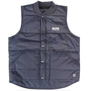 Mサイズ BLUCO リブ ベスト 1359 RIB VEST チャコールグレー ブルコ