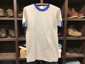 DEADSTOCK 90’S MADE IN USA M.J. SOFFE RINGER T-SHIRT SIZE S 新品 アメリカ製 リンガー Tシャツ 半袖 トリム 無地 ヴィンテージ