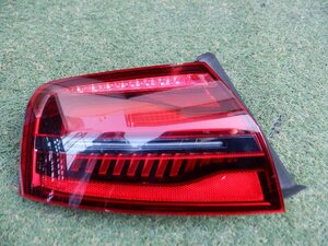 アウディ純正 ABA-4HDDTF S8 S8プラス H29/8 後期 右H ブラック LED テールライト テールランプ 左側 助手席 外 4H0945095N 綺麗 A8 など