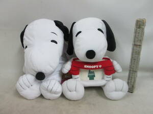 送料は商品説明欄に記入　SNOOPY(スヌーピー )　ぬいぐるみティッシュカバー/ティッシュボックスケース＋フォトフレーム　２体で共に未使用