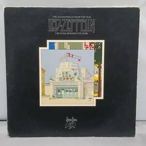 LED-ZEPPELIN THE SONG REMAINTHE SAME　LPレコード　中古品　2枚組