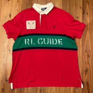 キレイ! ラルフローレン ステンシル カスタム ポロシャツ XXL Polo Ralph Lauren rrl rugby