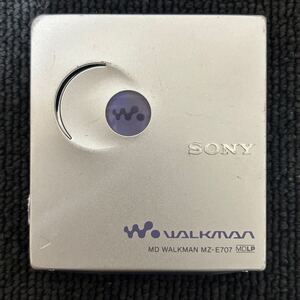 SONY MD WALKMAN ソニーMDウォークマン MZ-E707 パープル ポータブル MDプレーヤー