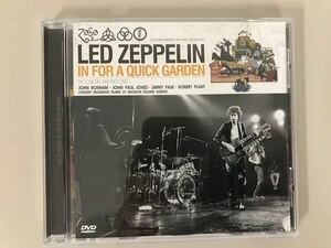 プレス DVD LED ZEPPELIN/IN FOR A QUICK GARDEN/THE SONG REMAINS THE SAME：FAN EDIT EDITION/レッド ツェッペリン ゼッペリン/bootleg