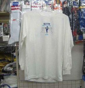 バレーボール シャツ アシックス XW6552 asics 限定販売セッター 長袖Tシャツ（0103）白ホワイト Mサイズ 新品 