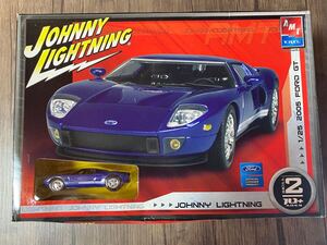 定形外可◆◇Ford GT 2005 JOHNNY LIGHTNING ミニカー付き◇◆1/25 AMT 未組立 フォード ジョニーライトニング