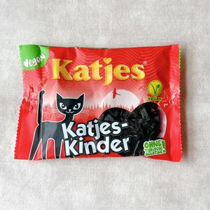 katjes【日本未販売】Katjes Kinder 200g カッチェスグミ　黒いグミ　リコリス