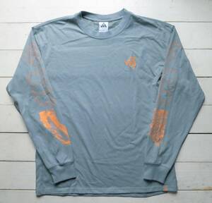 NIKE ACG 地形図プリント TOPO ロングスリーブTシャツ M グリーングレー系 FB8445-330