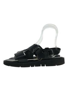 foot the coacher◆SS BELT SANDALS/GLOXI CUT SOLE/7.5/BLK/レザー/FTC2212008