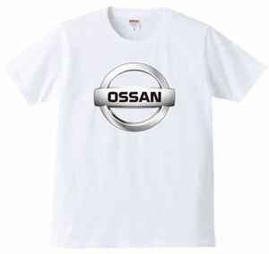 【送料無料】【新品】OSSAN Tシャツ パロディ おもしろ プレゼント 父の日 メンズ 白 Lサイズ