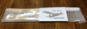 【ゴム動力機 P-30】 BMJRモデル製UGLY-30-FF(L/C仕様)（翼長：30”＝762ｍｍ）・・・残り2