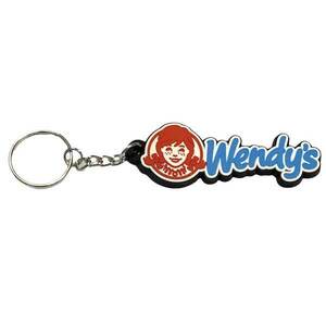 ラバー キーホルダー ウェンディーズ ロゴ Wendy