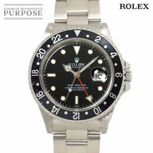 ロレックス ROLEX GMTマスター 16700 T番 メンズ 腕時計 ブラック オートマ 自動巻き ウォッチ GMT Master 90241810