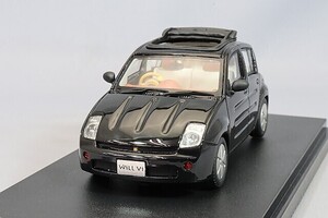 【ハイストーリー】 1/43 トヨタ　 ウィル Vi (2000) ブラック [HS476BK]★未開封新品！