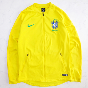 NIKE BRASIL ナイキ ブラジル代表 2018 アンセムジャケット ジャージ イエロー Mサイズ サッカーワールドカップ