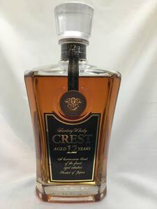 U867★SUNTORY CREST サントリー クレスト 12年 700ml 