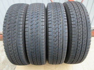 冬1496 ブリヂストン BLIZZAK VL1 155/80R14 88/86N LT 2021年 スタッドレス 中古 4本 ♪ BRIDGESTONE ブリザック