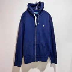 POLO RALPH LAUREN ジップパーカー ネイビー　メンズ　XLサイズ