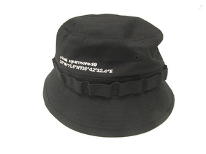 ダブルタップス WTAPS JUNGLE 02/HAT/COTTON.RIPSTOP 221HCDT-HT14 ジャングル ハット リップストップ ブラック 帽子