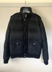 SAINT LAURENT PARIS サンローラン パリ ミリタリー ダウン ブルゾン size: 48 極美品 他多数出品中　KK