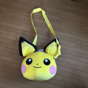 JAPANレア　ピチュー　肩掛けぬいぐるみバック　ポケットモンスター ポシェット 日本バンダイ正規品