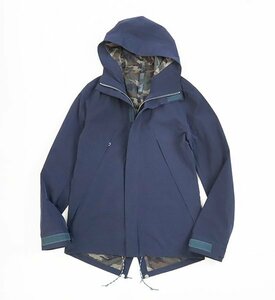 1円～★ wjk ◆ stretch Mt.mods parka ストレッチ マウンテンパーカ ネイビー M モッズ ブルゾン 裏メッシュ ダブルジェイケイ ◆6/MU31