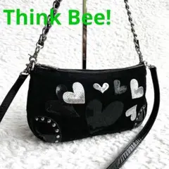 レア★【Think Bee! シンクビー】ロックハート 2wayショルダーバッグ