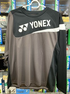 【16729Y（739）L 】YONEX ユニロングスリーブ Tシャツ チョコレート Lサイズ 新品 未使用 タグ付 バドミントン　2024モデル 展示会限定