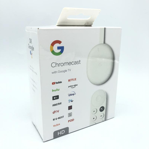 【中古】未使用)2022/Google Chromecast with Google TV HD /ホワイト/GA03131-JP/ストリーミング端末[240006520290]