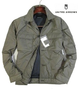 B月02075新品▼ ユナイテッドアローズ UNITED ARROWS ナイロンジャケット ブルゾン 【 M 】メーカー価格14,300円 ナイロンタフタ ブルゾン