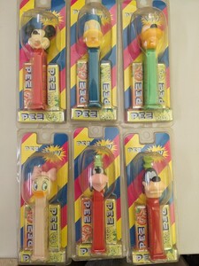 新品未開封 PEZ ペッツ ディズニー ミッキー ドナルド グーフィー プルート 