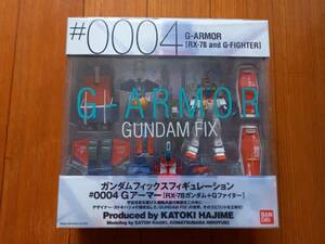 バンダイ GUNDAM FIX FIGURATION #0004 Gアーマー RX-78 ガンダム + Gファイター GFF G.F.F. G-FIGHTER G-ARMOR figure