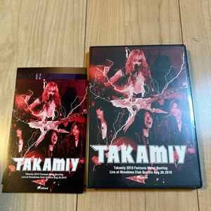 Takamiy(高見沢俊彦)「2010 Fantasia Metal Bootleg Live at Hiroshima Club Quattro Aug.30.2010」DVD ポストカード付 新品未開封