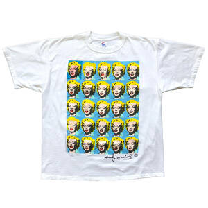 【Vintage】Andy Warhol Tシャツ Marilyn Monroe アンディー・ウォーホル マリリン・モンロー MADE IN USA シルクスクリーン JERZEES